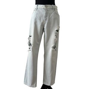 GAP Distressed Light Blue Ripped Boyfriend Jeans size 30